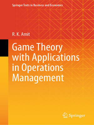 cover image of Game Theory with Applications in Operations Management